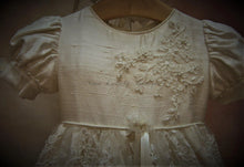 Load image into Gallery viewer, Katrina Girls 100% Silk Christening / Baptism gown by Piccolo Bacio Couture