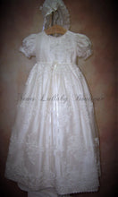 Load image into Gallery viewer, Katrina Girls 100% Silk Christening / Baptism gown by Piccolo Bacio Couture