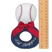 Load image into Gallery viewer, Lil' Slugger Baseball Ring Rattle