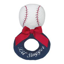 Load image into Gallery viewer, Lil' Slugger Baseball Ring Rattle