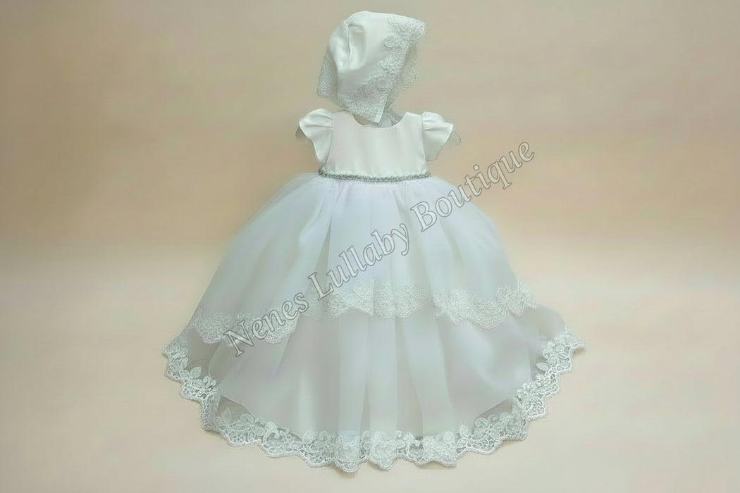 baptism dresses near me Teter Warm Petal Organza Dress 18 months Baptism Dress La Perla Baby