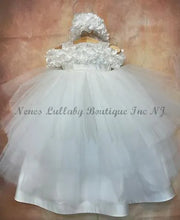 Load image into Gallery viewer, Linda Christening / Baptism Gown By Piccolo Bacio Couture