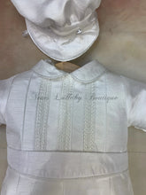 Load image into Gallery viewer, Little Prince_SK_SS_KN boys Christening / Baptism Romper by Piccolo Bacio