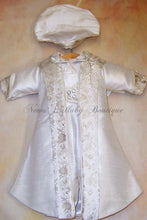 Load image into Gallery viewer, Lucas 100% Silk Boys Christening / Baptism suit by Piccolo Bacio PB_lucas_sk_lp
