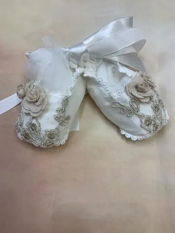 MB00258 Christening Ballet Slipper for infant