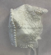 Load image into Gallery viewer, Madeline by Piccolo Bacio silk &amp; Lace Baptism Gown