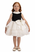 Load image into Gallery viewer, Pamina Kids - Ecru Baby Girl Satin Dress 6-24 Month 35180pr: 12 Month