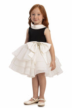 Load image into Gallery viewer, Pamina Kids - Ecru Baby Girl Satin Dress 6-24 Month 35180pr: 12 Month