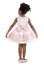 Load image into Gallery viewer, Pamina Kids - Ecru Satin, Dress For Girls 2-6 Age 33167pr: 4 AGE