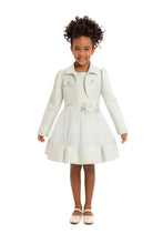 Load image into Gallery viewer, Pamina Kids - Mint Girls Set With Bolero 3-7 Age 34241pr: 4 AGE
