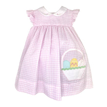 Load image into Gallery viewer, Petit Ami &amp; Zubels - Sun Dress with Easter Basket Applique: 2T
