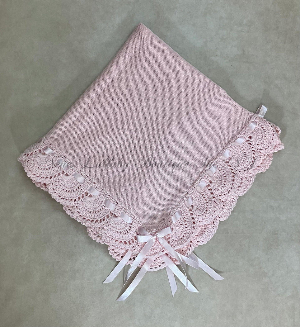 Petunia Pima cotton blanket Pink