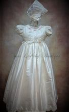 Load image into Gallery viewer, Pierina Girls White Silk Christening / Baptism Gowns by Piccolo Bacio