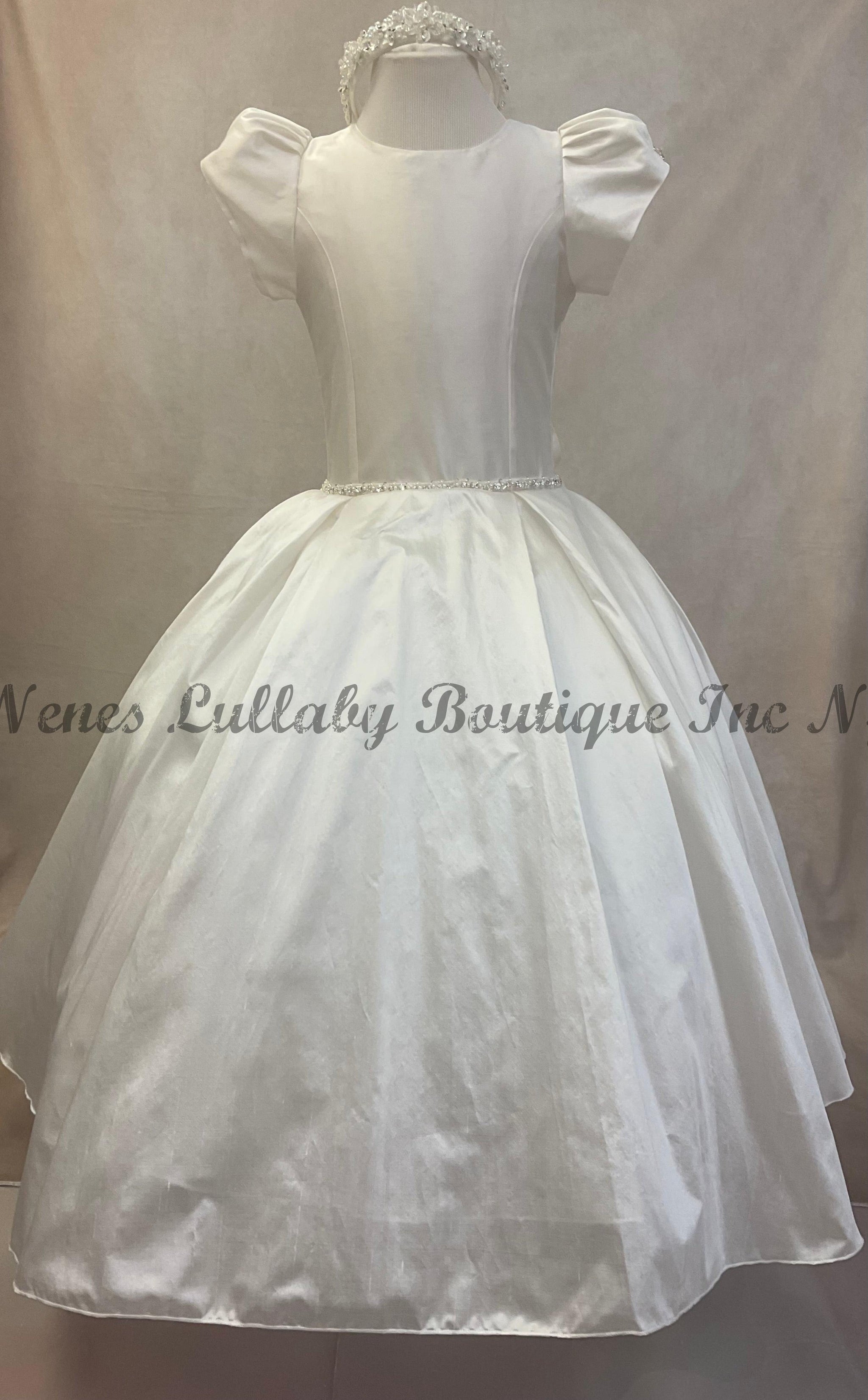 knee length dresses for ladies Poppy Long Sleeve Communion Dress main image 1