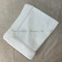 Load image into Gallery viewer, Rocio matching Pima cotton blanket light cream