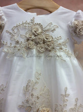 Load image into Gallery viewer, Rose Macis Design Christening Dress