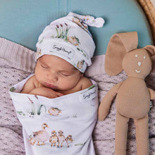 Load image into Gallery viewer, Snuggle Hunny - Duck Pond Organic Knotted Beanie