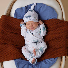 Load image into Gallery viewer, Snuggle Hunny - Ocean Organic Growsuit: Newborn (0000)
