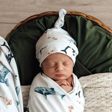 Load image into Gallery viewer, Snuggle Hunny - Ocean Organic Knotted Beanie