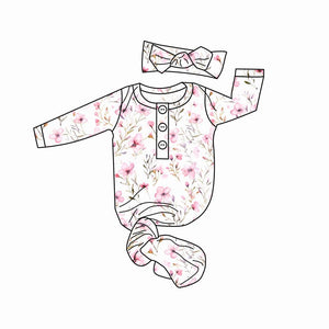 Baby in Styles - Dainty Pastel flowers - Nenes Lullaby Boutique Inc