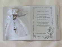 Load image into Gallery viewer, Simply Charming - Keepsake Baby&#39;S First Rosary Gift Boxed: White