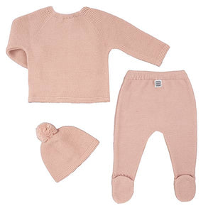 Fuji three-piece set : Dusty pink / Acrilic / 1 month