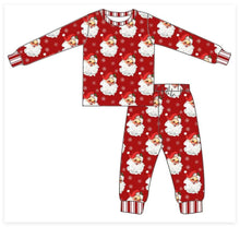 Load image into Gallery viewer, Little Bugz Boutique - Vintage Santa Milk SIlk 2 Piece Lounge Set: 2T