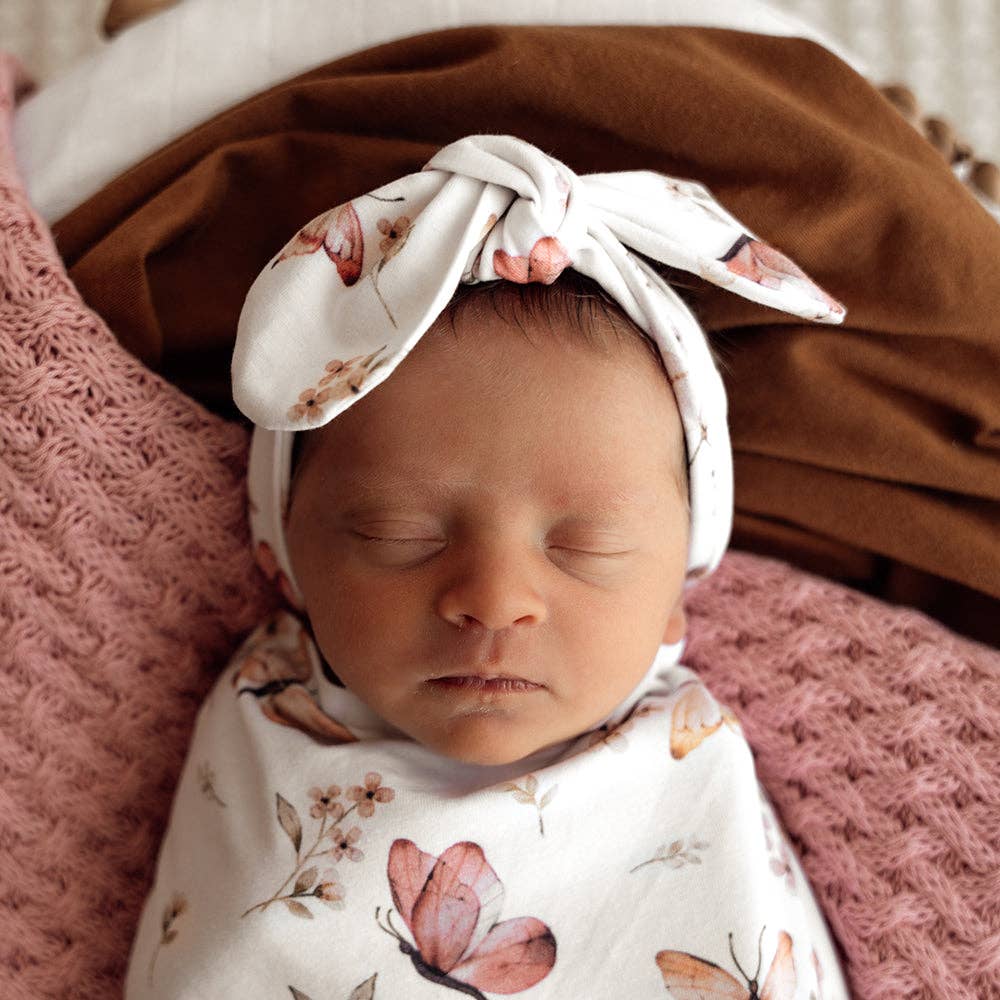 Snuggle Hunny - Butterfly Organic Topknot - Nenes Lullaby Boutique Inc