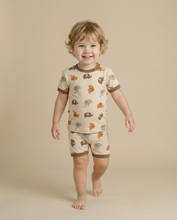 Load image into Gallery viewer, Vaenait Baby - Elephant Parade Bamboo Boys Girls Infants Short Sleeve PJs: ElephantParade / S(2T)
