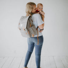 Load image into Gallery viewer, Birch Bag - Diaper Backpack in Gray