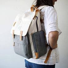 Load image into Gallery viewer, Birch Bag - Diaper Backpack in Cream