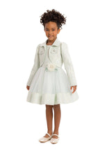 Load image into Gallery viewer, Pamina Kids - Mint Girls Set With Bolero 3-7 Age 34241pr: 6 AGE