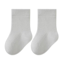 Load image into Gallery viewer, The Find Peaks - Cartoon Print Cotton Mid-Calf Socks for Kids: Blue / S / 0–1Y / Foot 10–12 cm
