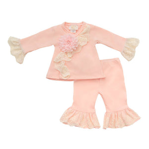 Haute Baby Chic Petite Criss Cross Set for Infant & Toddlers: 3/6M