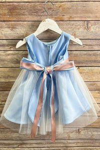 Rosybell Baby Dress: 6M / Blue