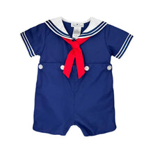 Load image into Gallery viewer, Petit Ami &amp; Zubels - Nautical Sailor Bobby Suit: Navy / 18 Month