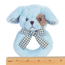 Load image into Gallery viewer, Bearington Collection - Lil' Waggles Puppy Dog Ring Rattle