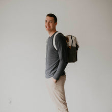 Load image into Gallery viewer, Birch Bag - Diaper Backpack in Cream