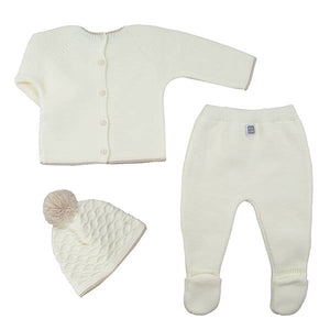 Nara three-piece set: Beige / Acrilic / 6 months