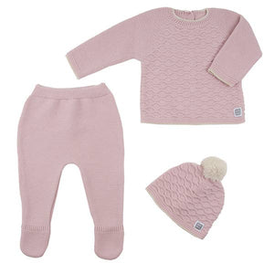 Nara three-piece set : Dusty pink / Acrilic / 1 month