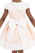 Load image into Gallery viewer, Pamina Kids - Salmon Moon-sleeved, Dress For Girls 2-6 Age 33213pr: 4 AGE