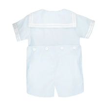Load image into Gallery viewer, Petit Ami &amp; Zubels - Nautical Sailor Bobby Suit: Navy / 24 Month