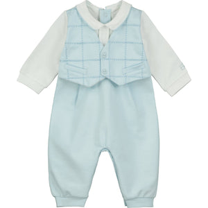 Elton Smart Blue Boys Babygrow: 9 Months 71cm