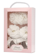 Load image into Gallery viewer, Ivory Lace Baptism Shoe And Headband Set for Baby Girls: 0 (0-3 mo)