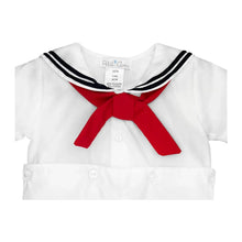 Load image into Gallery viewer, Petit Ami &amp; Zubels - Nautical Sailor Bobby Suit: Navy / 3 Month