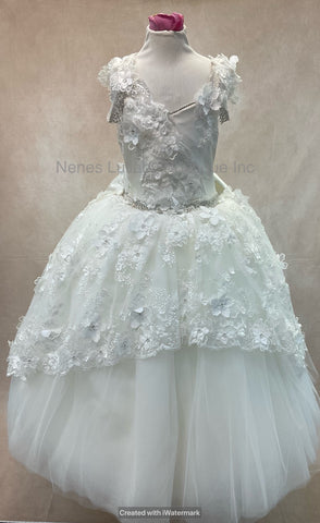 Geraldine 1st Communion Dress By Piccolo Bacio Ave Maria Couture Collection