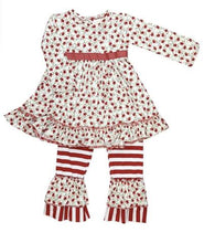 Load image into Gallery viewer, Haute Baby Holiday Swing set with matching headband AHJ02