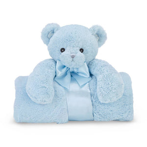 Cuddle Me Huggie Teddy Bear Blanket - Blue