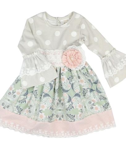 Girls  Polka Dream Dress by Haute Baby APD05