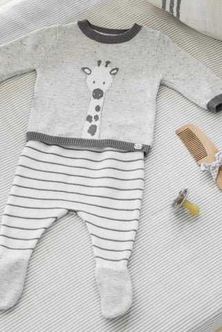 infant boy Knit Leg warmer set